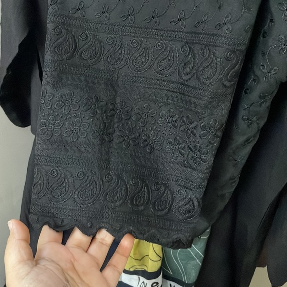 chikankari palazzo pant | new* - Picture 4 of 7